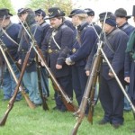 Civil War re-enactors encamp at Circle Drive