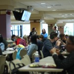 Morris University Center Cafeteria packed on a Friday afternoon