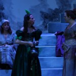 Cinderella, her wicked stepmother, and one of her wicked step sisters from SIUE's 2012 presentation of Cinderella: What you think you know is wrong