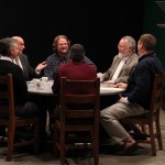 SIUE Faculty at round table discussion for Segue episode 100